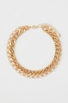 H & M - Short Necklace - Gold