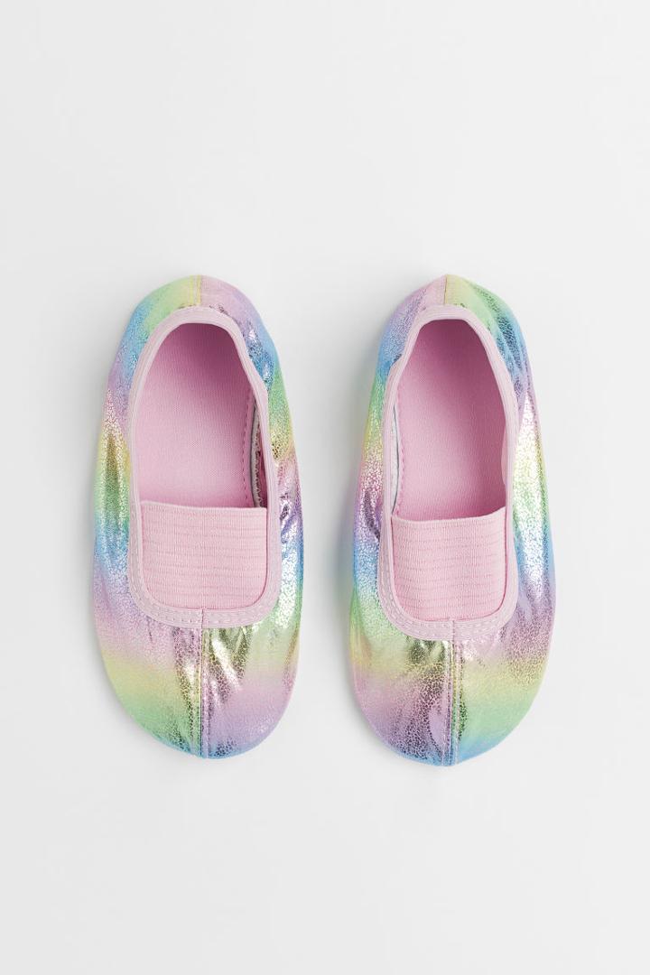 H & M - Shimmery Ballet Shoes - Pink