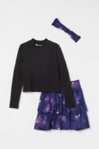 H & M - 3-piece Set - Black