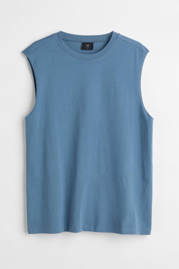 H & M - Tank Top - Blue