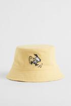 H & M - Reversible Bucket Hat - Yellow