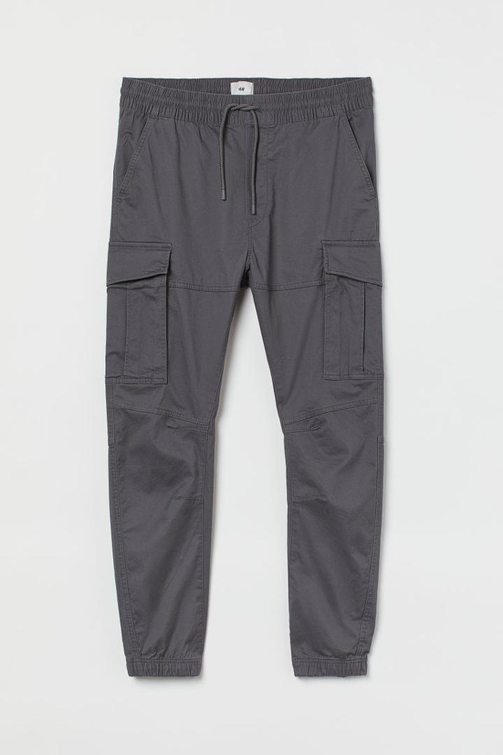 H & M - Cargo Joggers - Gray