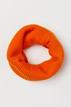 H & M - Ribbed Tube Scarf - Orange