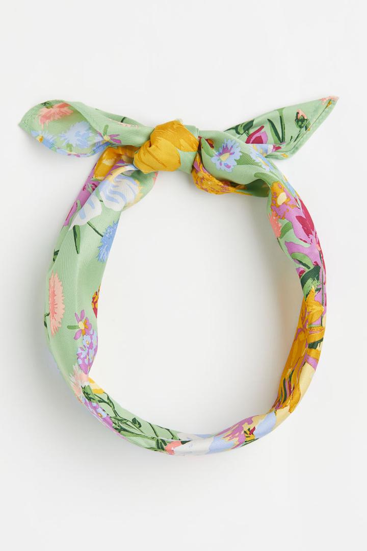 H & M - Scarf/hairband - Green