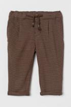 H & M - Loose Fit Pull-on Pants - Brown