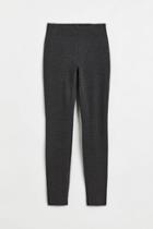 H & M - Zip-hem Pants - Gray