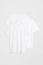 H & M - 3-pack Slim Fit T-shirts - White