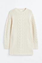 H & M - H & M+ Cable-knit Dress - Beige