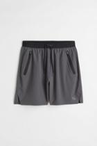 H & M - Regular Fit Sports Shorts - Gray