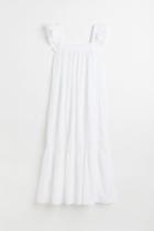 H & M - Seersucker Dress - White