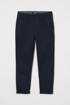 H & M - Slim Fit Chinos - Blue