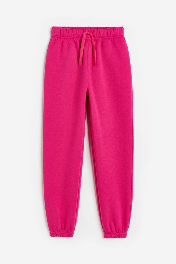 H & M - Loose Fit Joggers - Pink