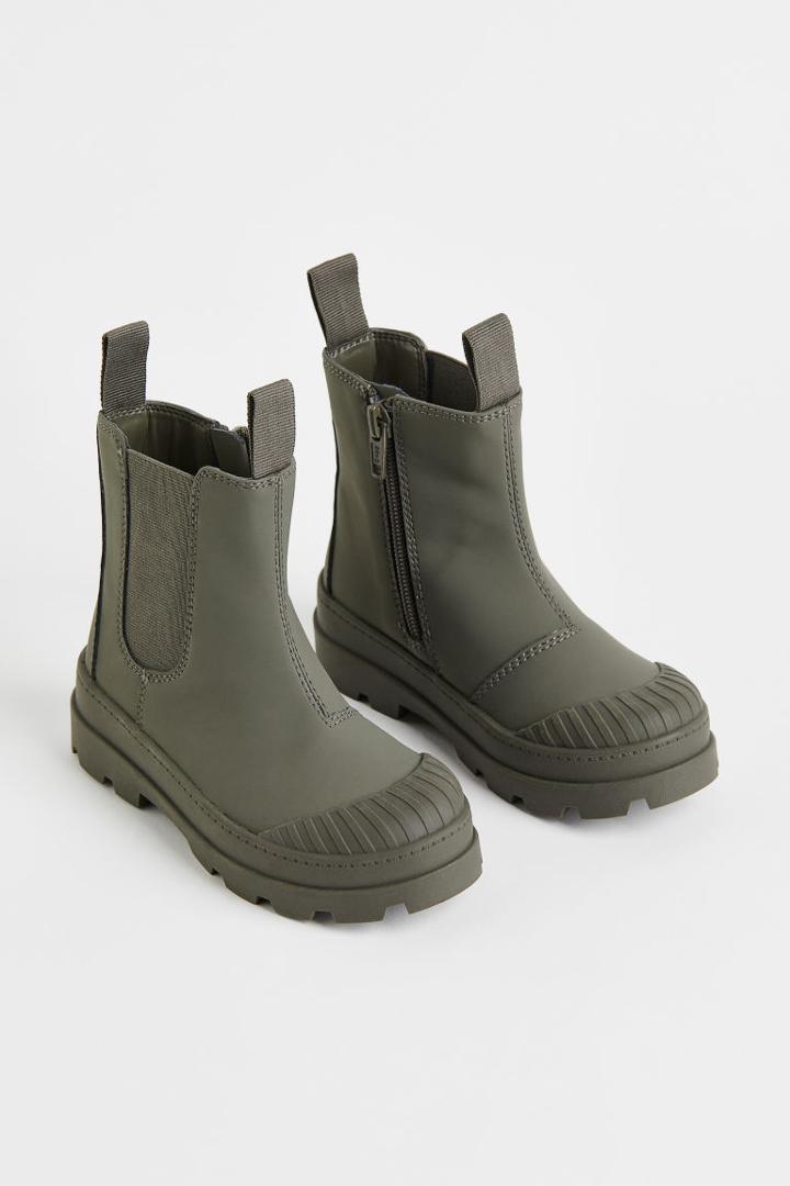 H & M - Chelsea Boots - Green