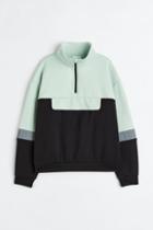 H & M - Half-zip Sports Top - Black