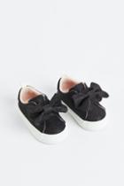 H & M - Bow-detail Sneakers - Black