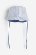 H & M - Reversible Bucket Hat - Blue