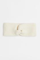 H & M - Knit Headband - White