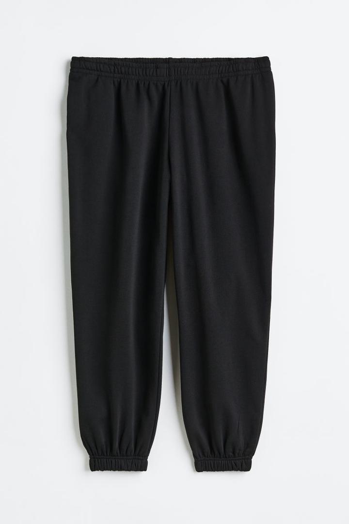 H & M - H & M+ Oversized Joggers - Black
