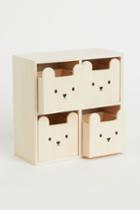 H & M - Plywood Mini Chest Of Drawers - White