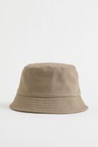 H & M - Cotton Twill Bucket Hat - Green