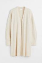 H & M - Long Cardigan - White