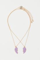 H & M - 2-pack Best Friends Necklaces - Purple