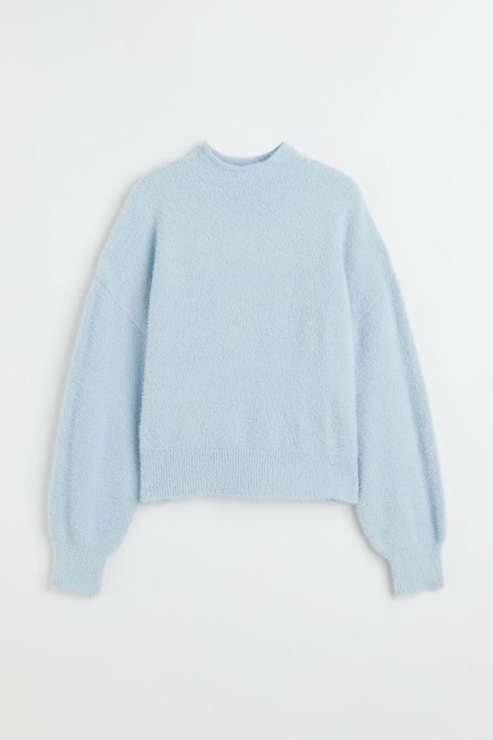 H & M - Fluffy Sweater - Blue