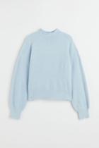 H & M - Fluffy Sweater - Blue