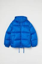 H & M - H & M+ Hooded Puffer Jacket - Blue