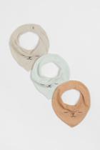 H & M - 3-pack Triangular Scarves - Green