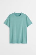 H & M - Regular Fit Coolmax T-shirt - Turquoise