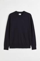 H & M - Essentials No 8: The Crewneck - Blue