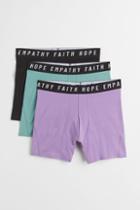 H & M - 3-pack Cotton Boxer Shorts - Purple