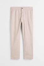 H & M - Linen-blend Joggers - Brown