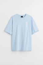 H & M - Relaxed Fit T-shirt - Blue