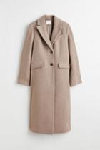 H & M - Single-breasted Coat - Beige