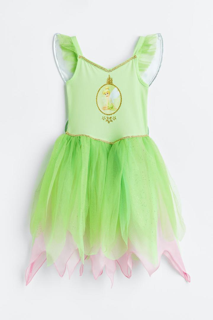 H & M - Winged Costume Dress - Green
