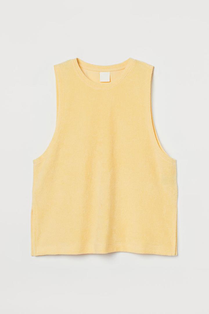 H & M - Tank Top - Yellow