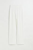 H & M - Wide-cut Pants - White