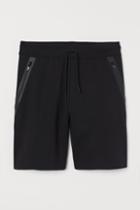 H & M - Regular Fit Sports Shorts - Black