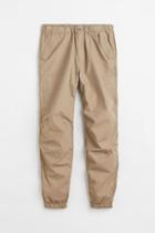 H & M - Relaxed Fit Cargo Joggers - Beige