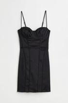 H & M - Short Bodycon Dress - Black