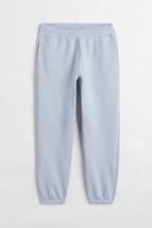 H & M - Relaxed Fit Cotton Joggers - Blue