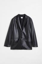 H & M - Oversized Jacket - Black
