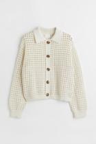 H & M - Knit Cardigan - White