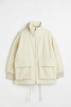 H & M - Boxy Wool-blend Jacket - Beige