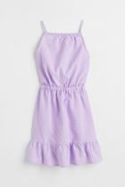 H & M - Cut-out Dress - Purple
