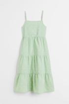 H & M - Tiered Dress - Green