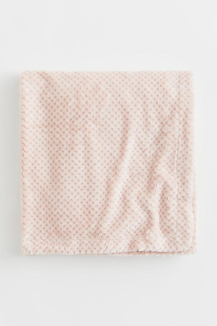 H & M - Fleece Throw - Pink