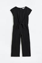 H & M - Pleated Jumpsuit - Black